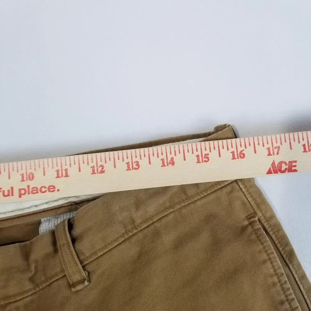 J.Crew Pants Mens 34x32 Beige Khaki Broken-In Chino Relaxed Fit Cotton Casual